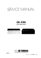 Yamaha CR-220 - Service Manual 